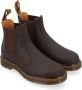 Dr. Martens Donkerbruine Crazy Horse Leren Laarzen Brown Heren - Thumbnail 4