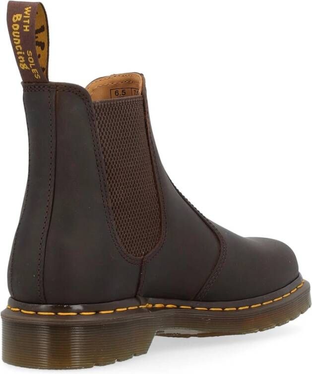 Dr. Martens Donkerbruine Crazy Horse Leren Laarzen Brown Heren