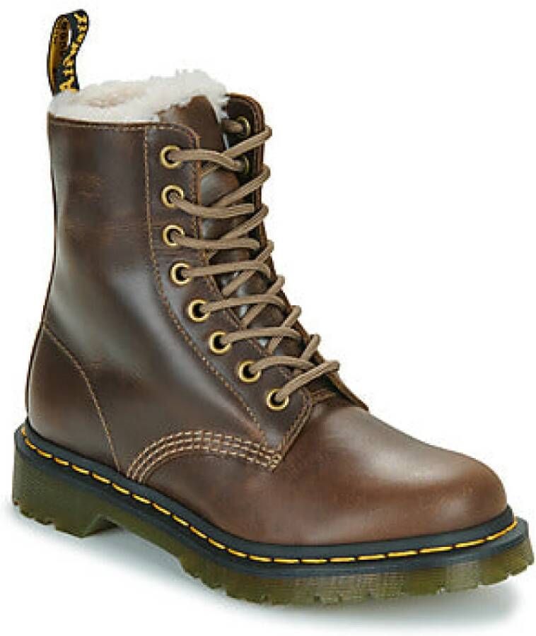 Dr. Martens Donkergroene Pascal Serena Damesschoenen Brown Dames