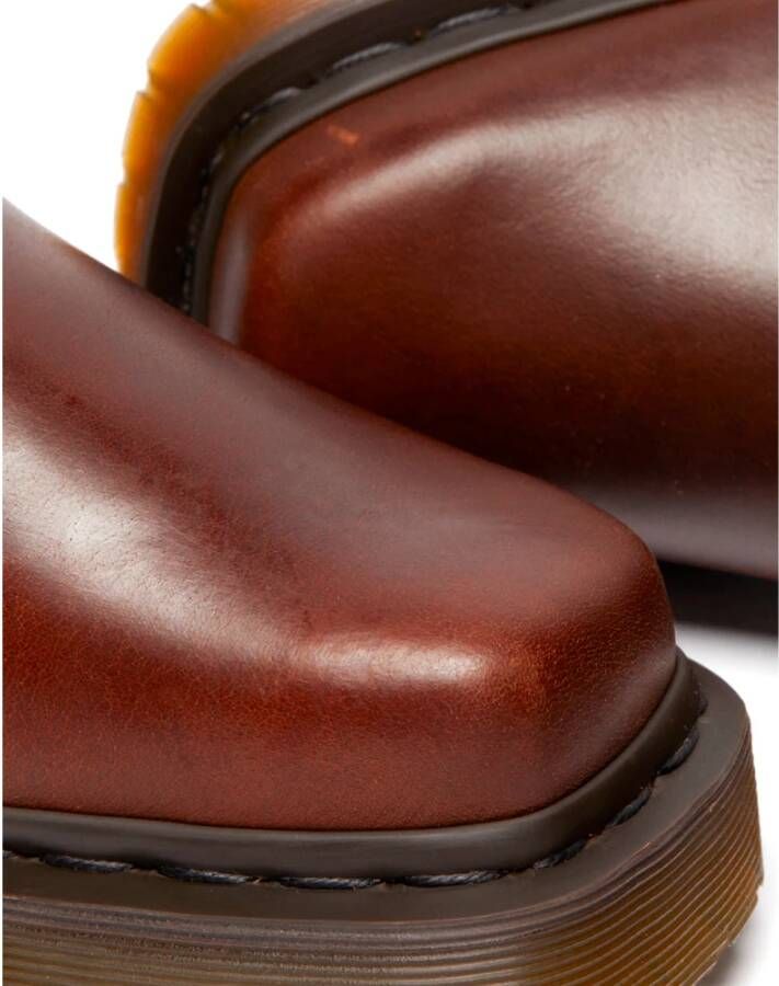 Dr. Martens Elegante Leren Enkellaarzen Brown Dames