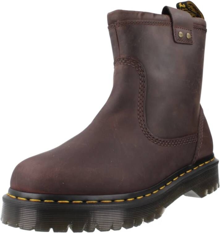 Dr. Martens Enkellaarzen met Uniek Ontwerp Brown Dames