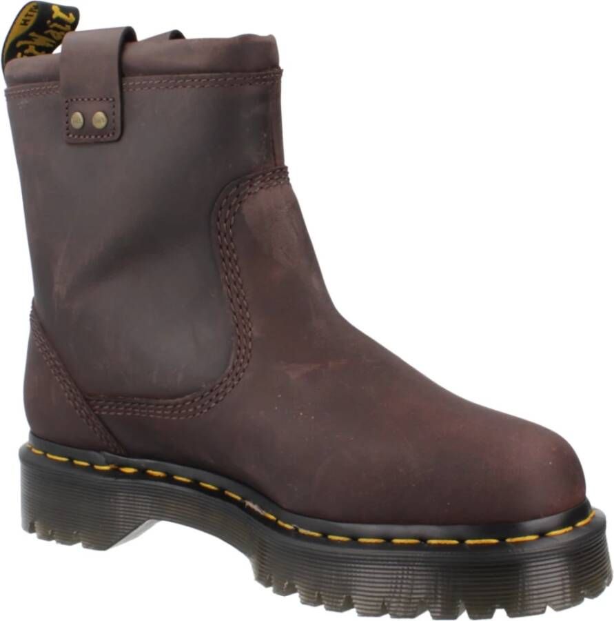 Dr. Martens Enkellaarzen met Uniek Ontwerp Brown Dames