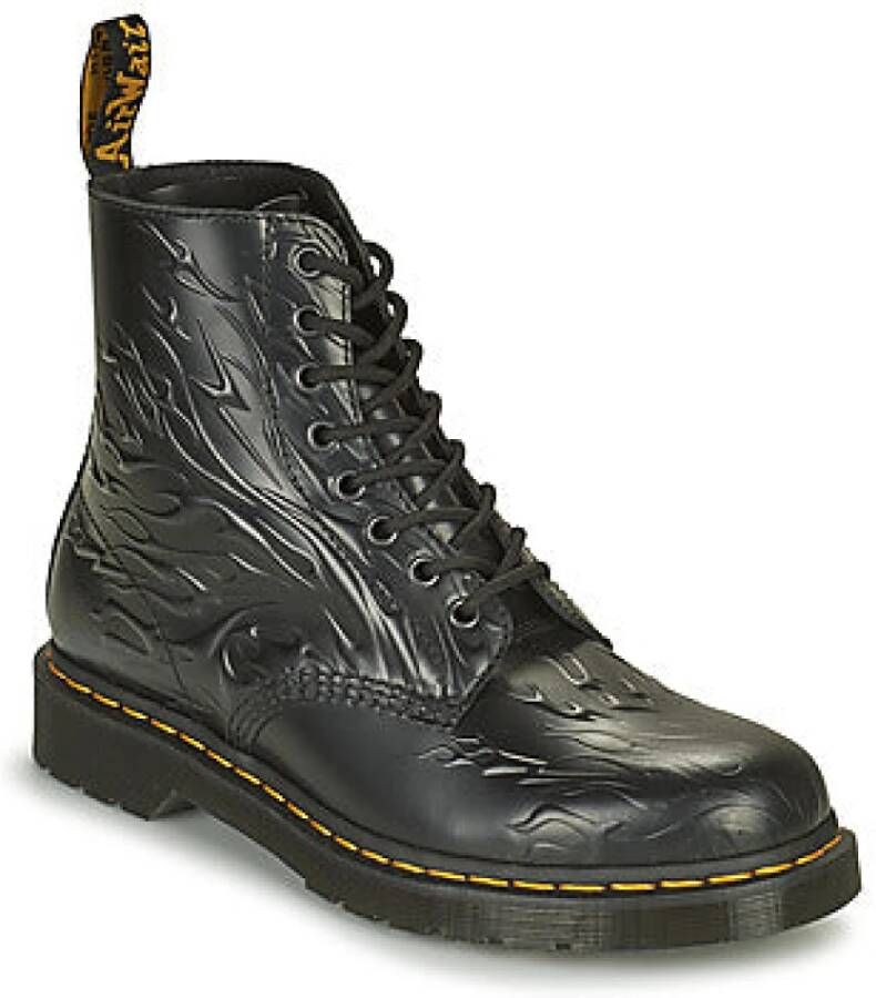 Dr. Martens Flames Zwarte Damesschoenen Black Dames