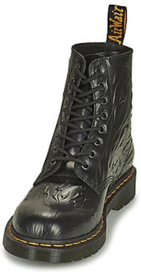 Dr. Martens Flames Zwarte Damesschoenen Black Dames