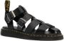 Dr. Martens Zwarte Caged Leren Sandalen Black Dames - Thumbnail 2