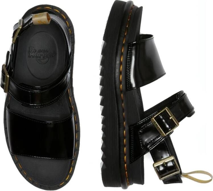 Dr. Martens Flat Sandals Zwart Dames