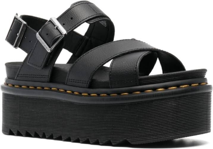 Dr. Martens Flat Sandals Zwart Dames