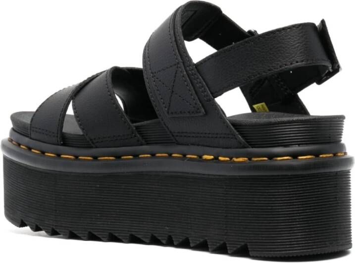 Dr. Martens Flat Sandals Zwart Dames