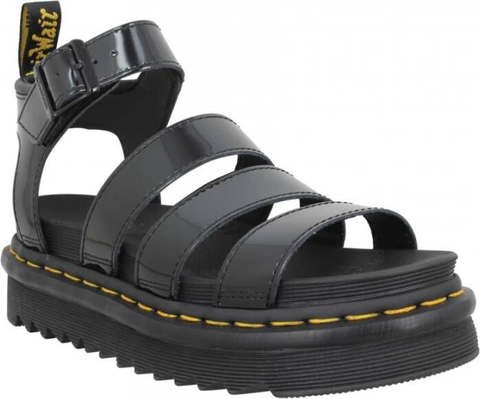 Dr. Martens Platte sandalen Zwart Dames