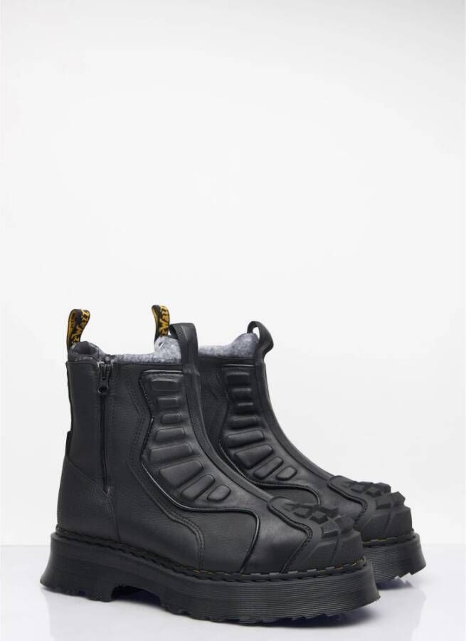 Dr. Martens Gepaneerde Ritslaarzen Black Heren