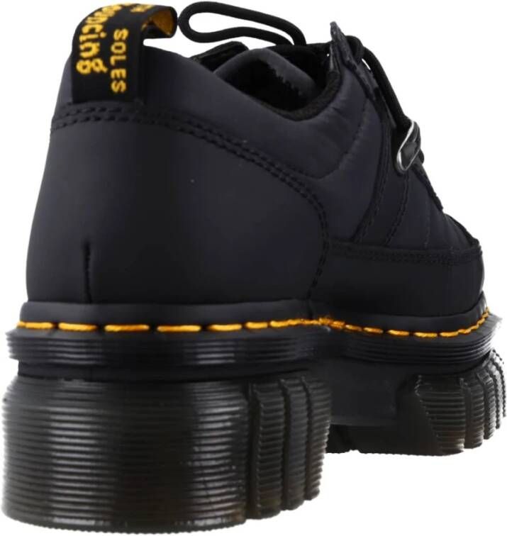 Dr. Martens Gestikte Veterschoenen Black Dames