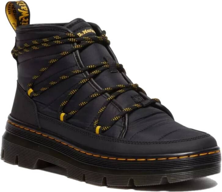 Dr. Martens Gewatteerde Gevoerde Laarzen Zwart Leer Black Dames