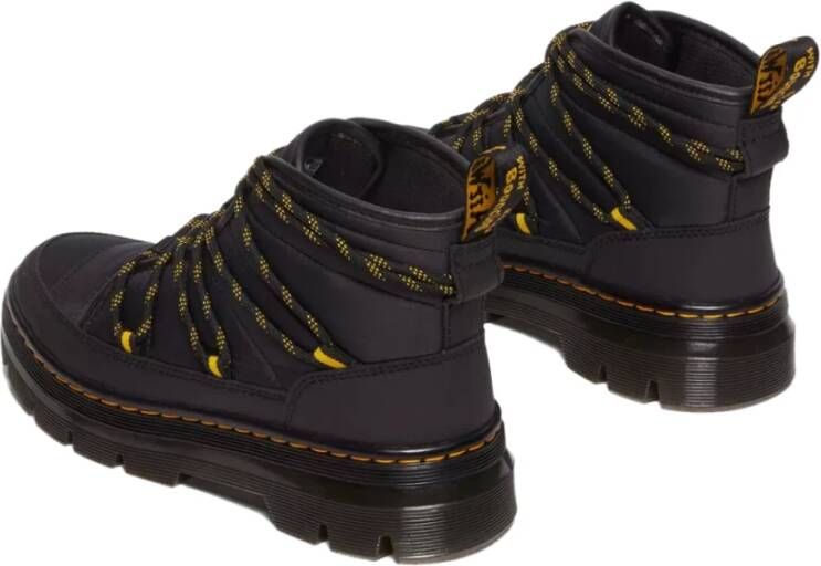 Dr. Martens Gewatteerde Gevoerde Laarzen Zwart Leer Black Dames