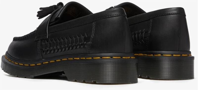 Dr. Martens Geweven leren loafers zwart Black Heren