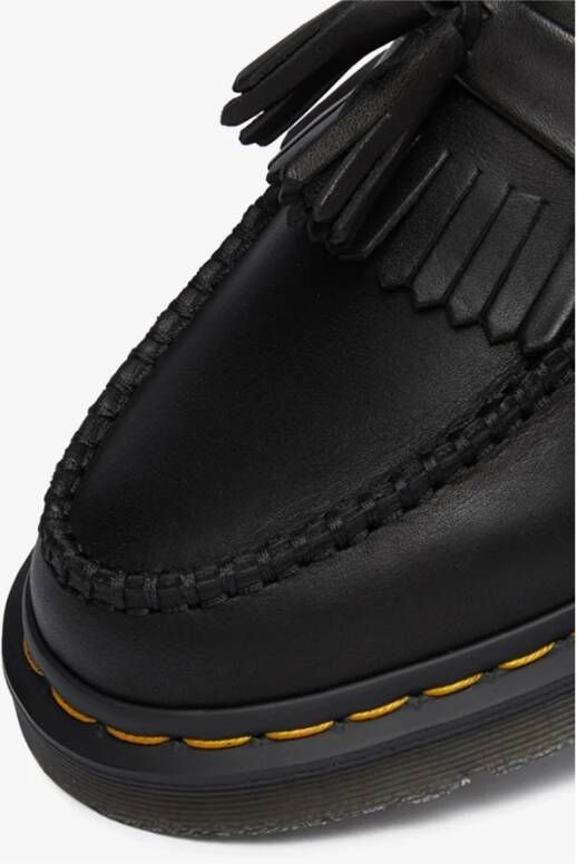 Dr. Martens Geweven leren loafers zwart Black Heren