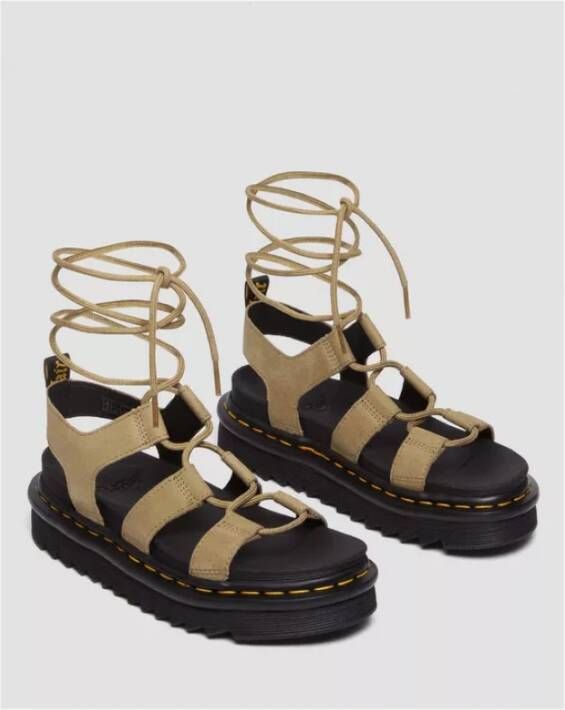 Dr. Martens Gladiator Leren Sandalen Brown Dames