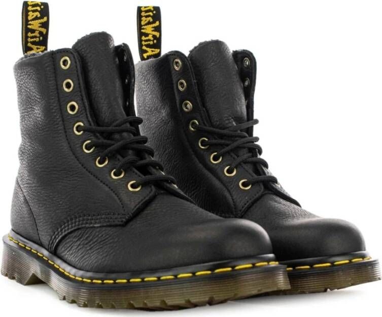 Dr. Martens Grizzly Zwarte Enkellaarzen voor Mannen Black Heren