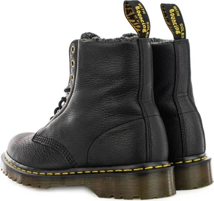 Dr. Martens Grizzly Zwarte Enkellaarzen voor Mannen Black Heren