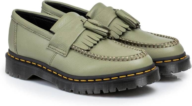 Dr. Martens Groene Leren Damesschoenen Adrian Green Dames