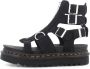 Dr. Martens Houtskool Grijs Nubuck Sandalen Black Dames - Thumbnail 10