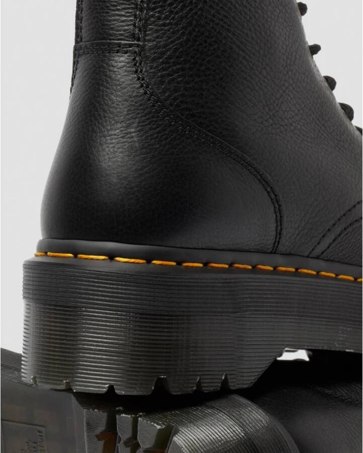 Dr. Martens Jadon Platform Leren Laarzen Black Dames