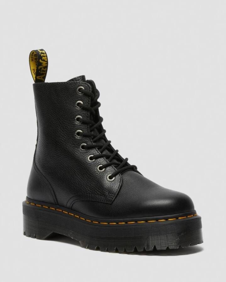 Dr. Martens Jadon Platform Leren Laarzen Black Dames