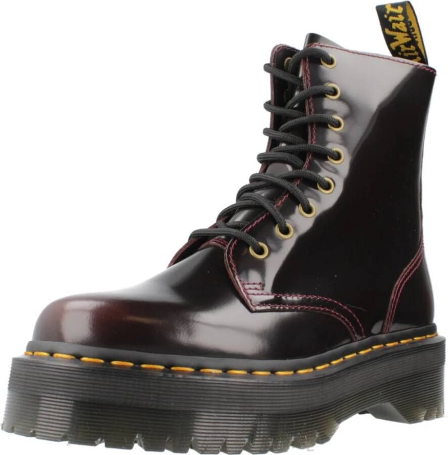 Dr. Martens Jadon Veterschoenen Red Dames