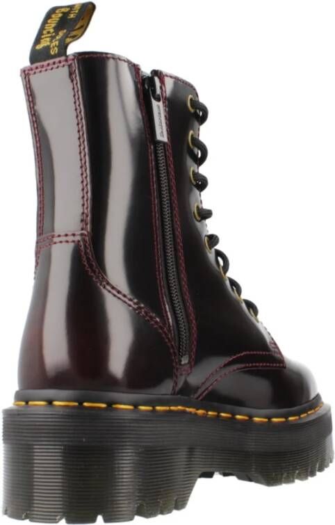 Dr. Martens Jadon Veterschoenen Red Dames