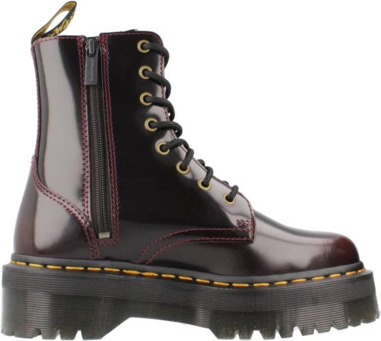 Dr. Martens Jadon Veterschoenen Red Dames