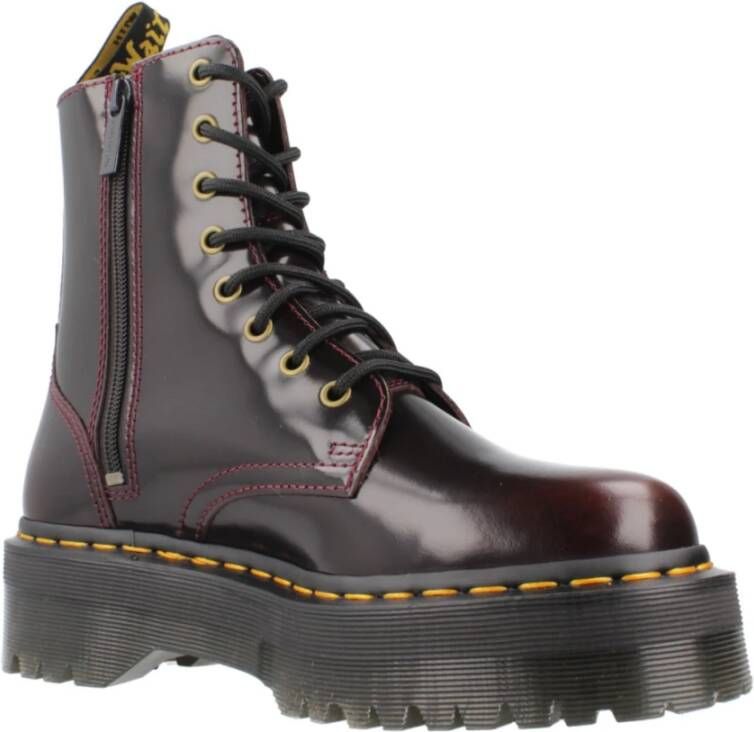 Dr. Martens Jadon Veterschoenen Red Dames