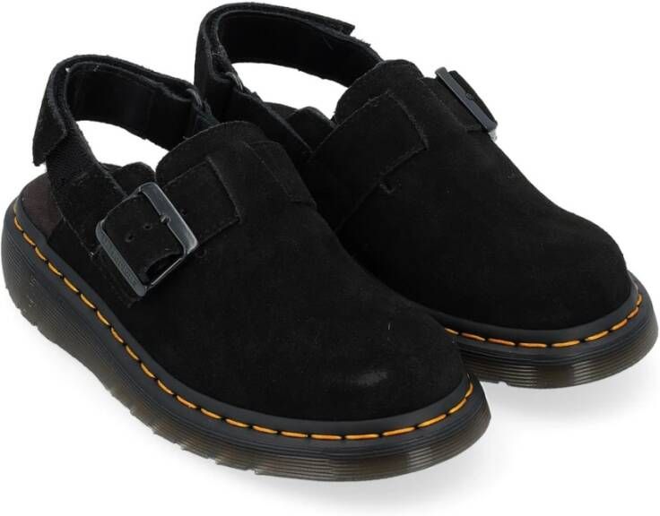 Dr. Martens Jorge II Zwarte Suède Muiltjes Black Heren