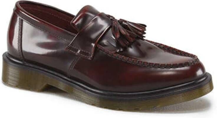 Dr. Martens Kersenrode Kwast Mocassin Red Heren