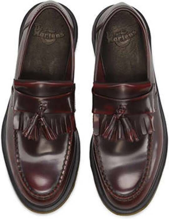 Dr. Martens Kersenrode Kwast Mocassin Red Heren