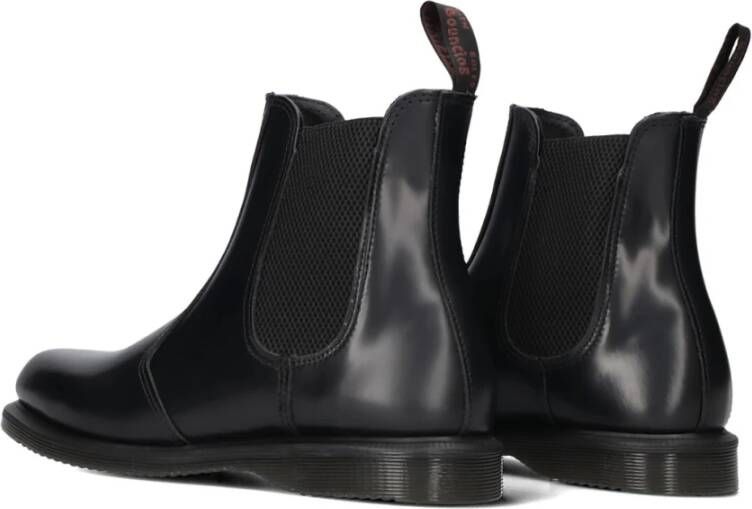 Dr. Martens Klassieke Chelsea Boots Flora Zwart Leer Black Dames