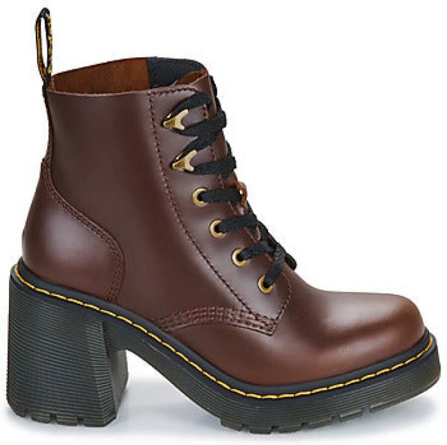 Dr. Martens Klassieke donkerbruine damesschoenen Brown Dames