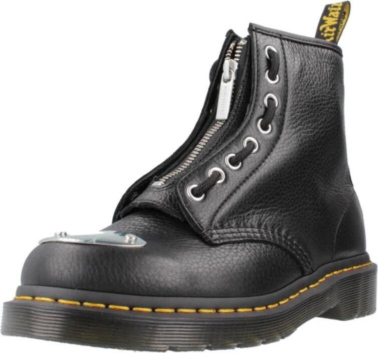 Dr. Martens Klassieke Enkellaarzen van Zwart Leer Black Dames