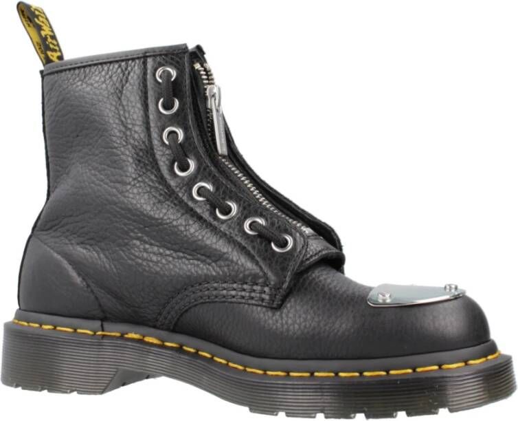 Dr. Martens Klassieke Enkellaarzen van Zwart Leer Black Dames