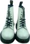 Dr. Martens Klassieke Gladleren Laarzen Green Dames - Thumbnail 2