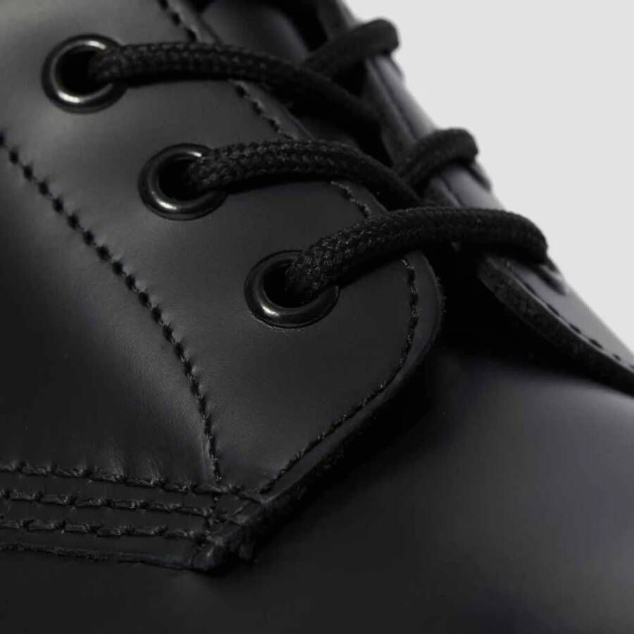 Dr. Martens Klassieke leren militaire laars Black Heren