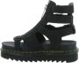 Dr. Martens Houtskool Grijs Nubuck Sandalen Black Dames - Thumbnail 15