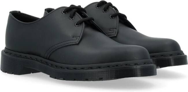 Dr. Martens Klassieke Mono Zwarte Leren Schoenen Black Heren