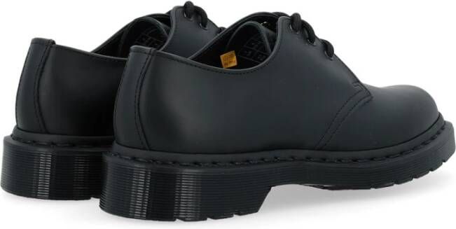 Dr. Martens Klassieke Mono Zwarte Leren Schoenen Black Heren