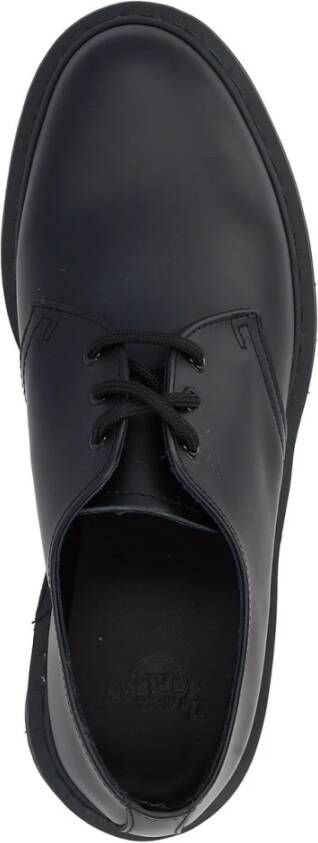 Dr. Martens Klassieke Mono Zwarte Leren Schoenen Black Heren