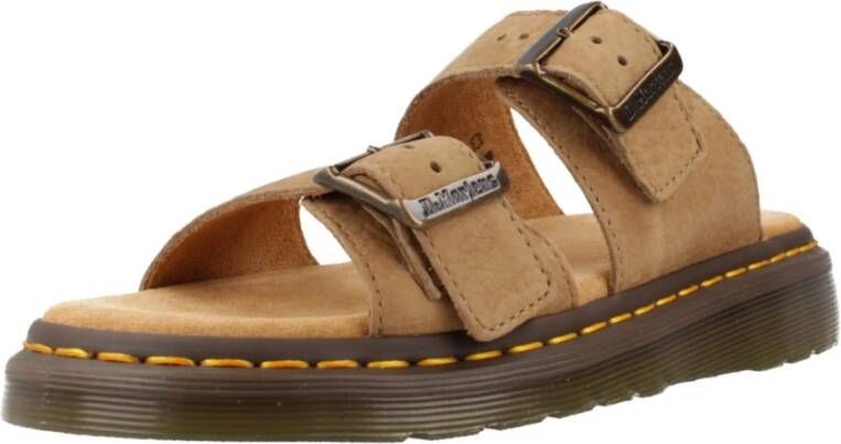 Dr. Martens Klassieke Sliders voor dagelijks gebruik Brown Dames