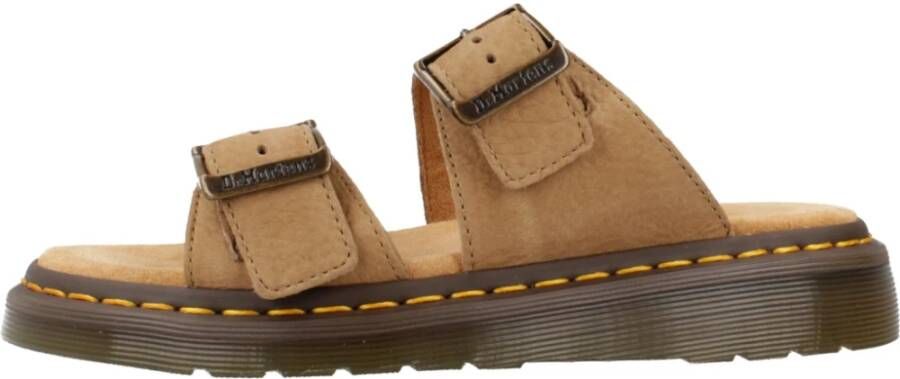 Dr. Martens Klassieke Sliders voor dagelijks gebruik Brown Dames