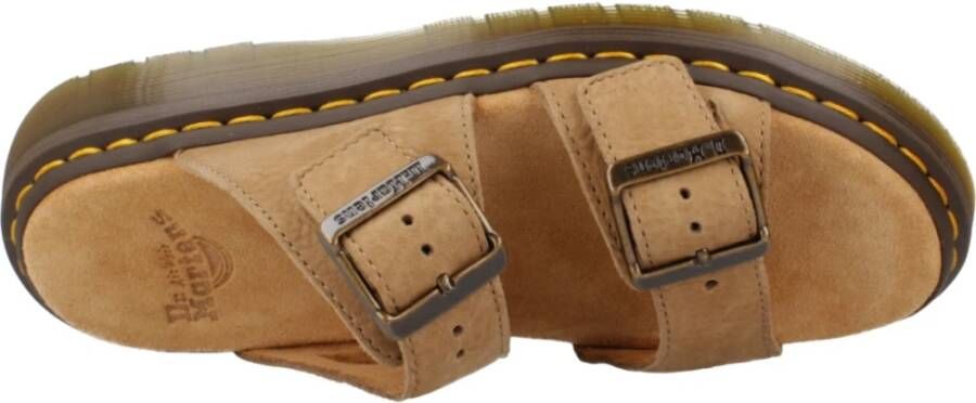 Dr. Martens Klassieke Sliders voor dagelijks gebruik Brown Dames