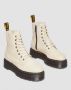 Dr. Martens Beige Leren Enkellaarzen met Dubbele Sluiting Beige Dames - Thumbnail 7