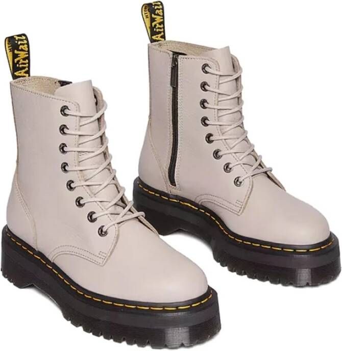 Dr. Martens Lace-up Boots Beige Dames