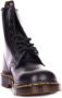 Dr. Martens Leren Logo Laarzen Rubberen Zool Black Dames - Thumbnail 5