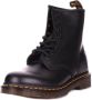 Dr. Martens Leren Logo Laarzen Rubberen Zool Black Dames - Thumbnail 6